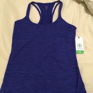 Gaiam purple/blue heather yoga tank